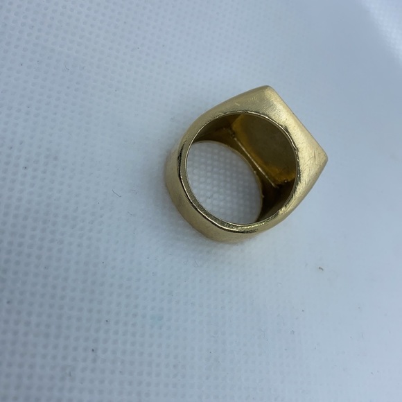 Solid gold men’s ring size 9 1/2 - Picture 3 of 4